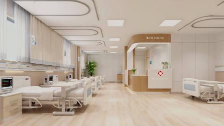 Hospital ward 3ds max vray interior scene model 00