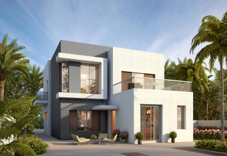 Villa 3ds max vray exterior scene model 0001