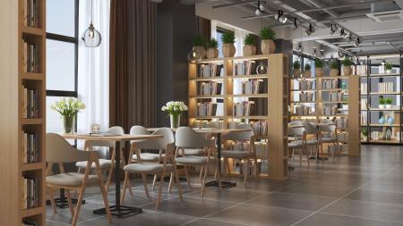 Coffee shop 3ds max vray interior scene model 0060