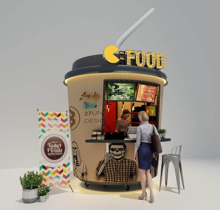 Vending truck 3ds max Vary scene model 0015