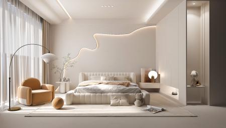 Bedroom 3ds max vray interior scene model 0088