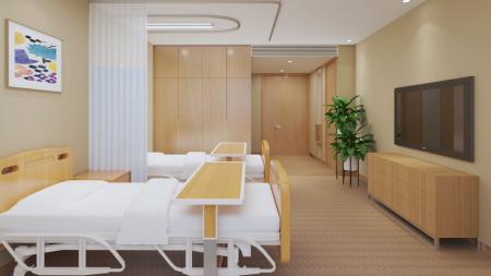 Hospital ward 3ds max vray interior scene model 00