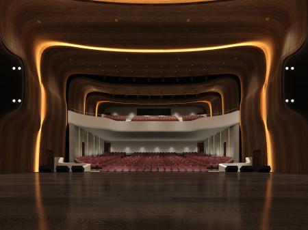 theater 3ds max vray interior scene model 0001