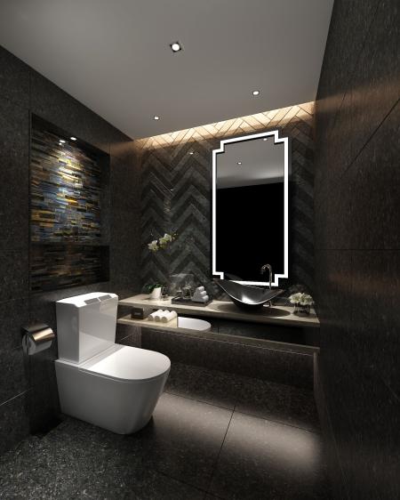 Bathroom 3ds max vray interior scene model 0092