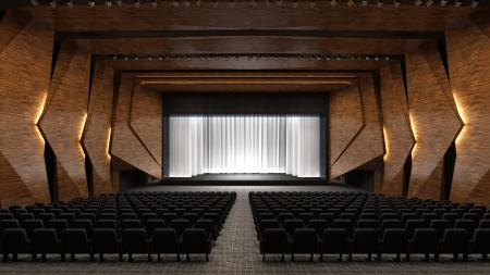 theater 3ds max vray interior scene model 0005