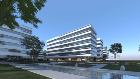 Office building 3ds max vray exterior scene model 