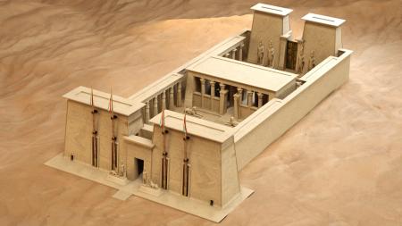 Egyptian Ancient Temple 3ds max vray exterior scen