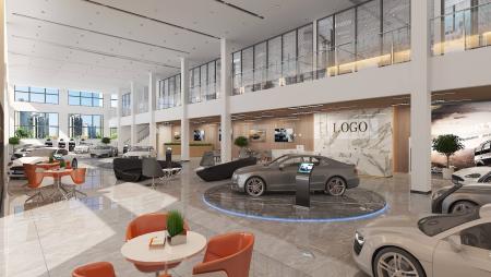 Car Shop _ Car Showroom 3ds max vray interior scen