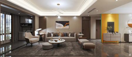 living room 3ds max vray interior scene model 0005