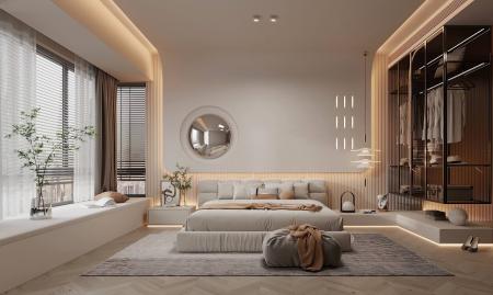 Bedroom 3ds max vray interior scene model 0075