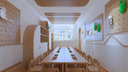 Kindergarten 3ds max vray interior scene model 004