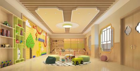 Kindergarten 3ds max vray interior scene model 000