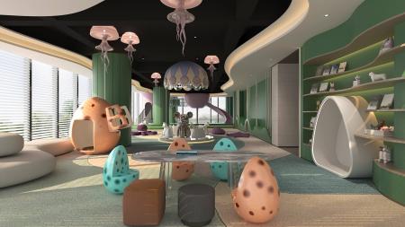 Kindergarten 3ds max vray interior scene model 003