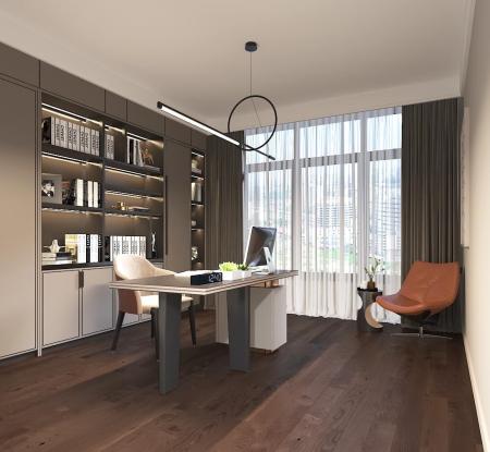 Home office 3ds max vray interior scene model 0020