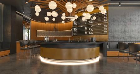 Coffee shop 3ds max vray interior scene model 0076