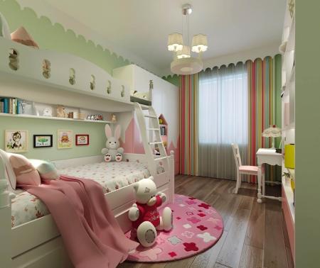 Children room 3ds max vray interior scene model 00