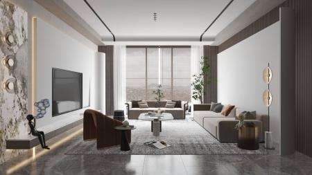 living room 3ds max vray interior scene model 0027