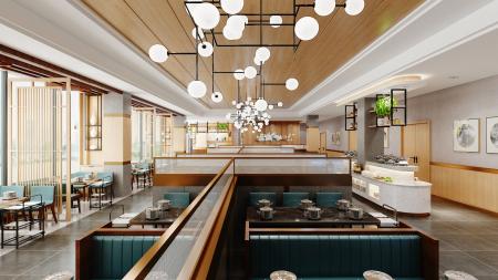 Coffee shop 3ds max vray interior scene model 0071