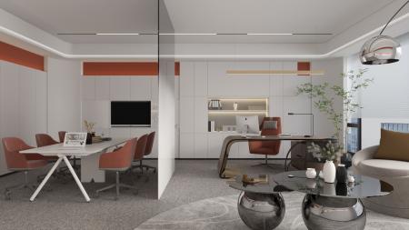 Office 3ds max vray interior scene model 0094