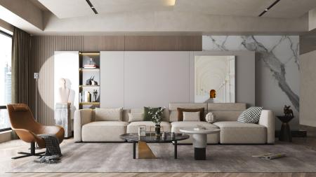 living room 3ds max vray interior scene model 0074