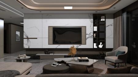 living room 3ds max vray interior scene model 0025
