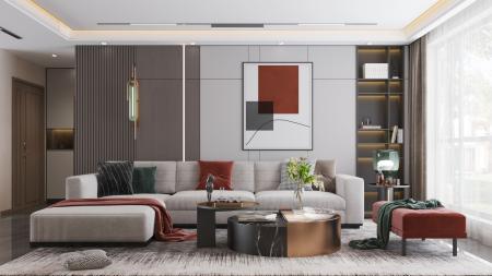 living room 3ds max vray interior scene model 0066