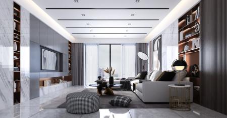 Living room 3ds max vray interior scene model 0009