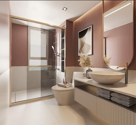 Bathroom 3ds max vray interior scene model 0052