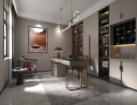 Home office 3ds max vray interior scene model 0027