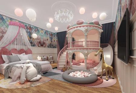 Children room 3ds max vray interior scene model 00