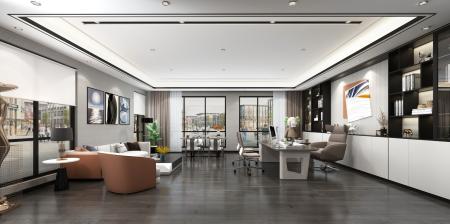 Office 3ds max vray interior scene model 0103