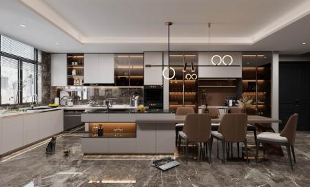 Kitchen 3ds max vray interior scene model 0026