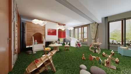 Kindergarten 3ds max vray interior scene model 002