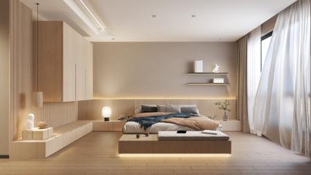 Bedroom 3ds max vray interior scene model 0045