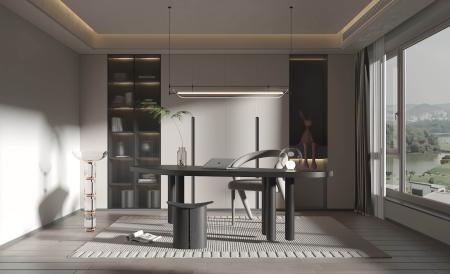 Home office 3ds max vray interior scene model 0029