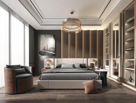 Bedroom 3ds max vray interior scene model 0013