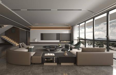 living room 3ds max vray interior scene model 0017