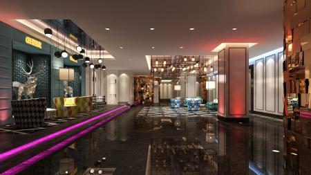 Karaoke hall 3ds max vray interior scene model 001