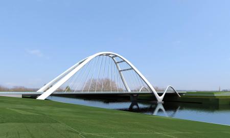 Bridge 3ds max vray exterior scene model 0026