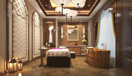 Spa 3ds max vray interior scene model 0003