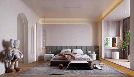 Bedroom 3ds max vray interior scene model 0027