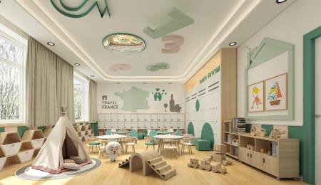 Kindergarten 3ds max vray interior scene model 001