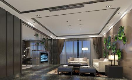 Living room 3ds max vray interior scene model 0092