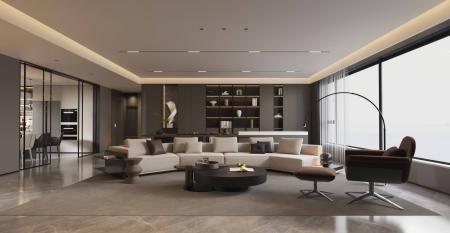Modern Living room 3ds max vray interior scene model 0192