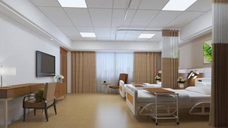 Hospital ward 3ds max vray interior scene model 0019