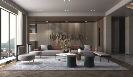 living room 3ds max vray interior scene model 0024