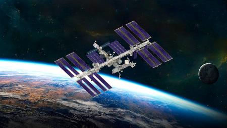 Space station 3ds max Vray exterior scene model 00