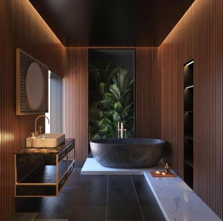 Bathroom 3ds max vray interior scene model 0083