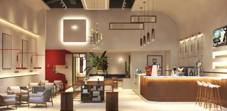 Coffee shop 3ds max vray interior scene model 0074