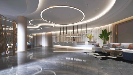 Reception Hall 3ds max vray interior scene model 0